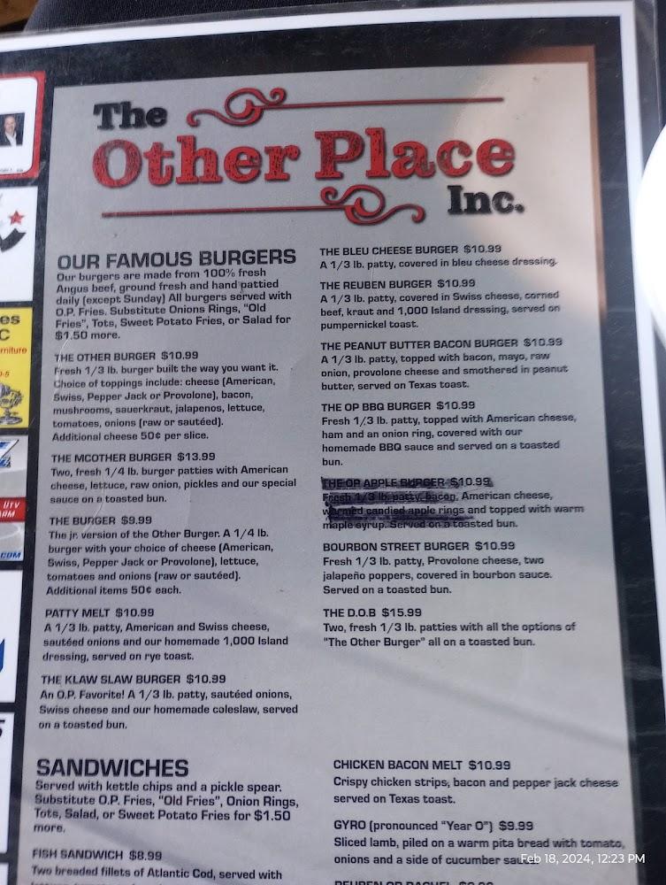 Other Place Menu image 3